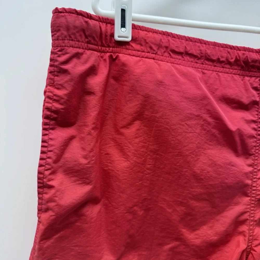 Vintage Polo Sport Ralph Lauren Swim Trunks Shorts Mens L Red Nylon Lined 90s